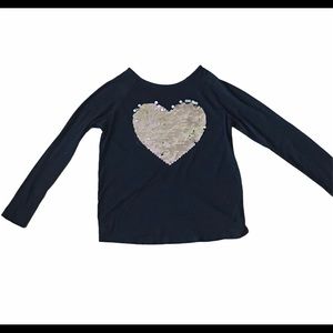 The Children’s Place Flip Heart Sequins Shirt